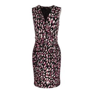 Gucci Printed Wrap Front Dress in Multicolor Viscose